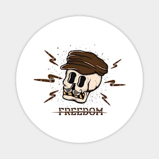 Freedom (white) Magnet